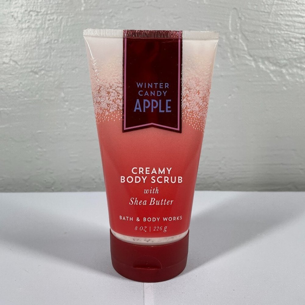 Bath and Body Works Winter Candy Apple Creamy Body Scrub Shea Butter